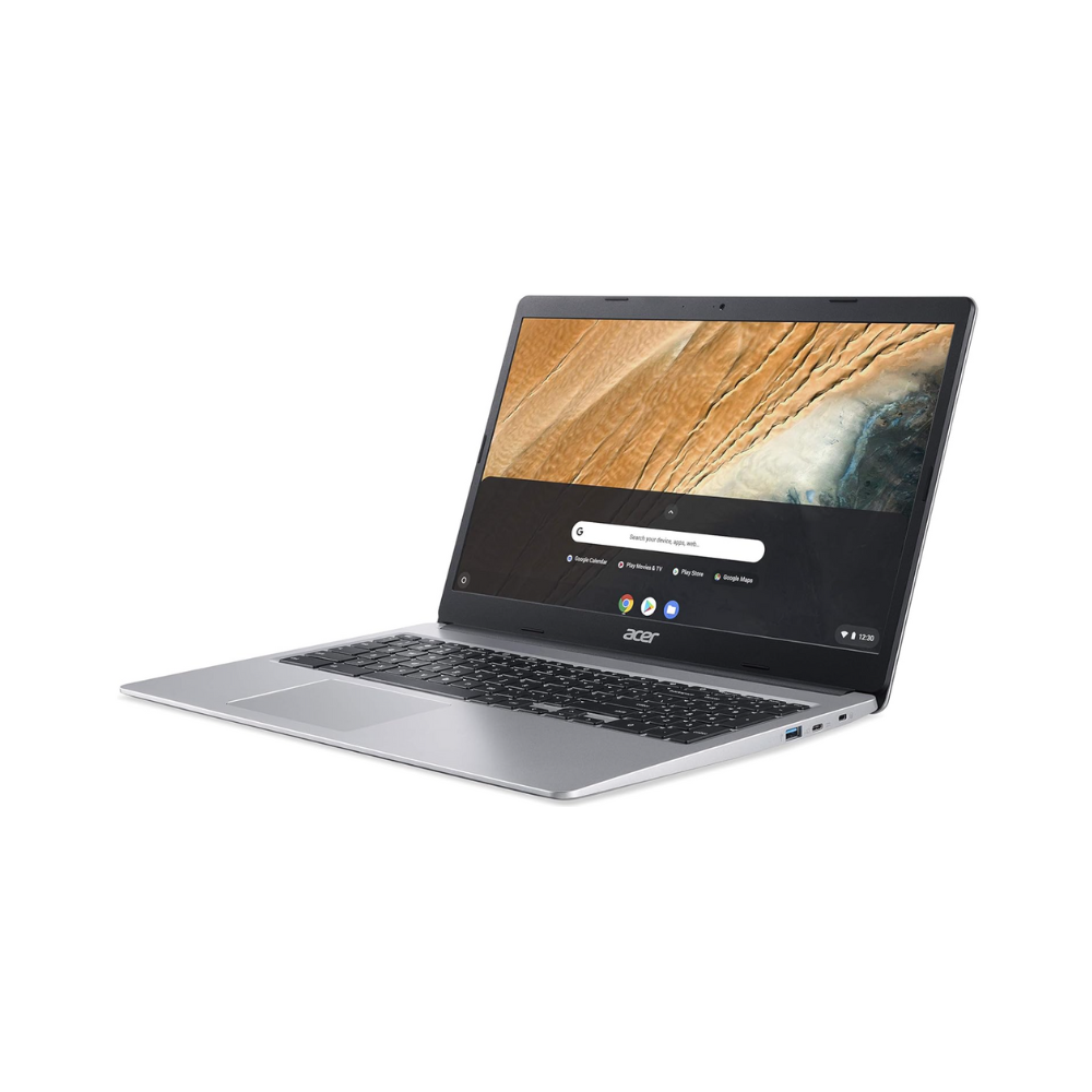 Acer Chromebook 315, 15.6" HD Widescreen, Intel Celeron N4020, 4GB LPDDR4, 64GB eMMC, Chrome OS - Silver (CB315-3H-C0UU) - Bargain Haven