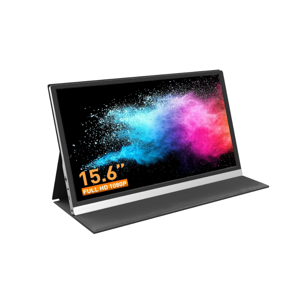 GICHAT 15.6'' Portable Monitor Full HD IPS, USB-C (B08K2Q1J7N) - Bargain Haven