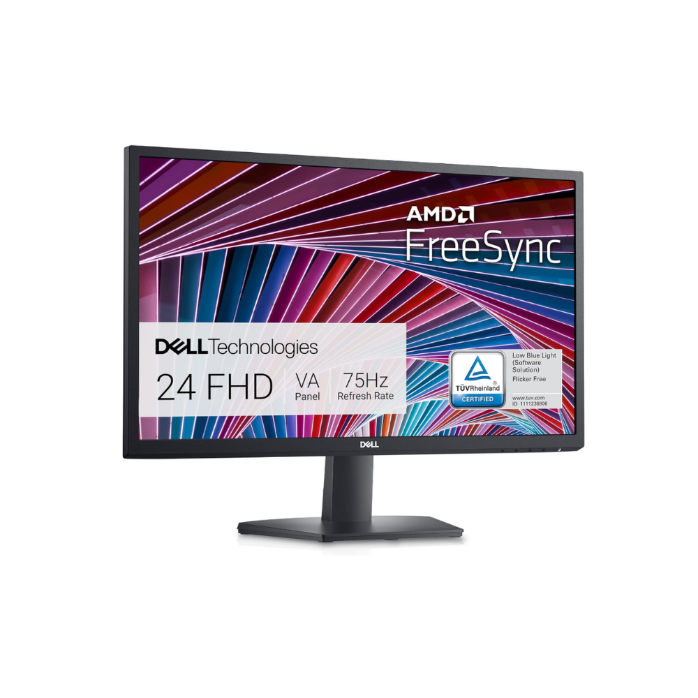 Dell 24'' Monitor FHD with Comfortview, 75Hz - Black (SE2422HX) - Bargain Haven