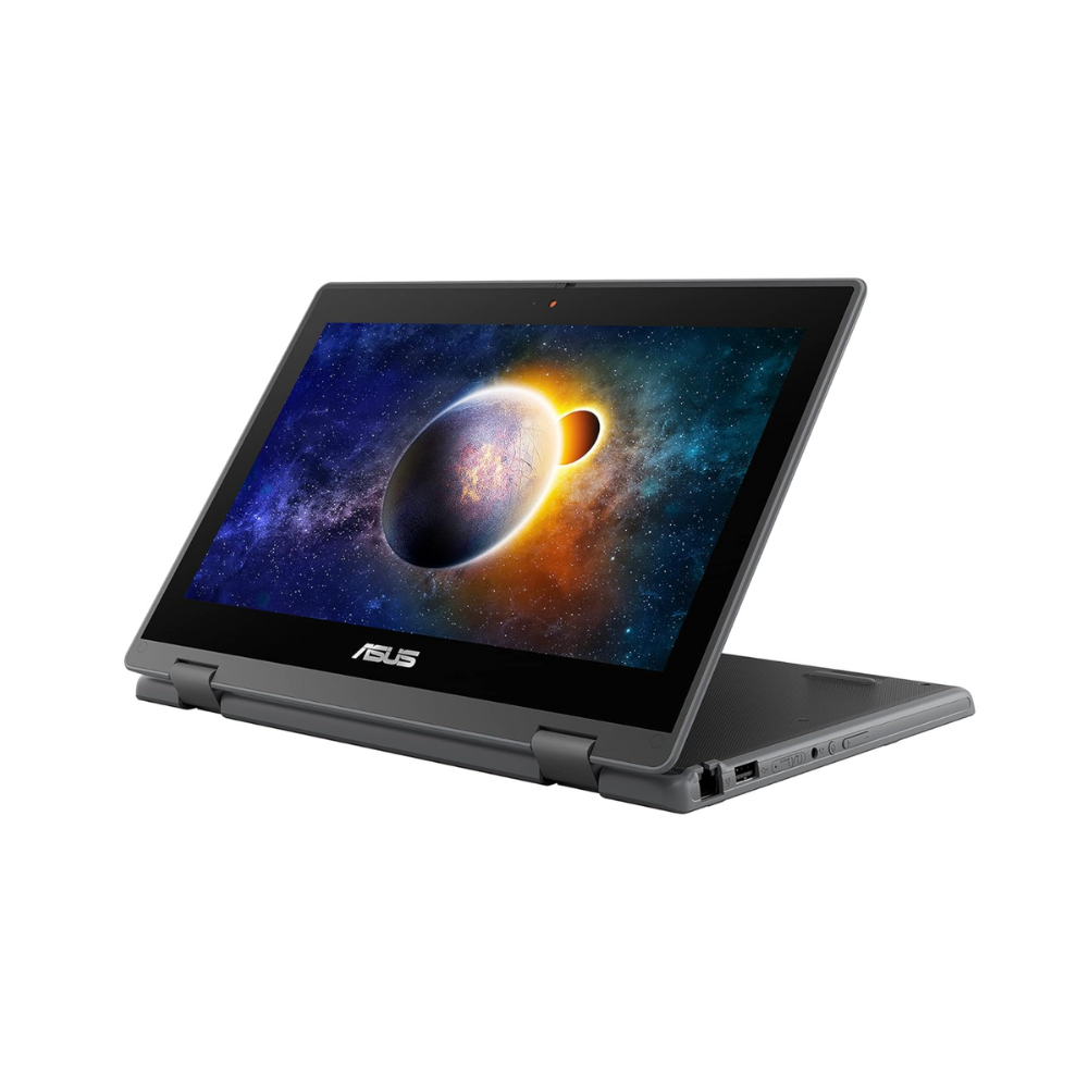 ASUS 11.6" Laptop BR1100C, (1366 x 768) HD 16:9, Intel Celeron N4500, 8GB DDR4, 128GB M.2 NVMe, Windows 11, - Black (BR1100CKA-XS04)