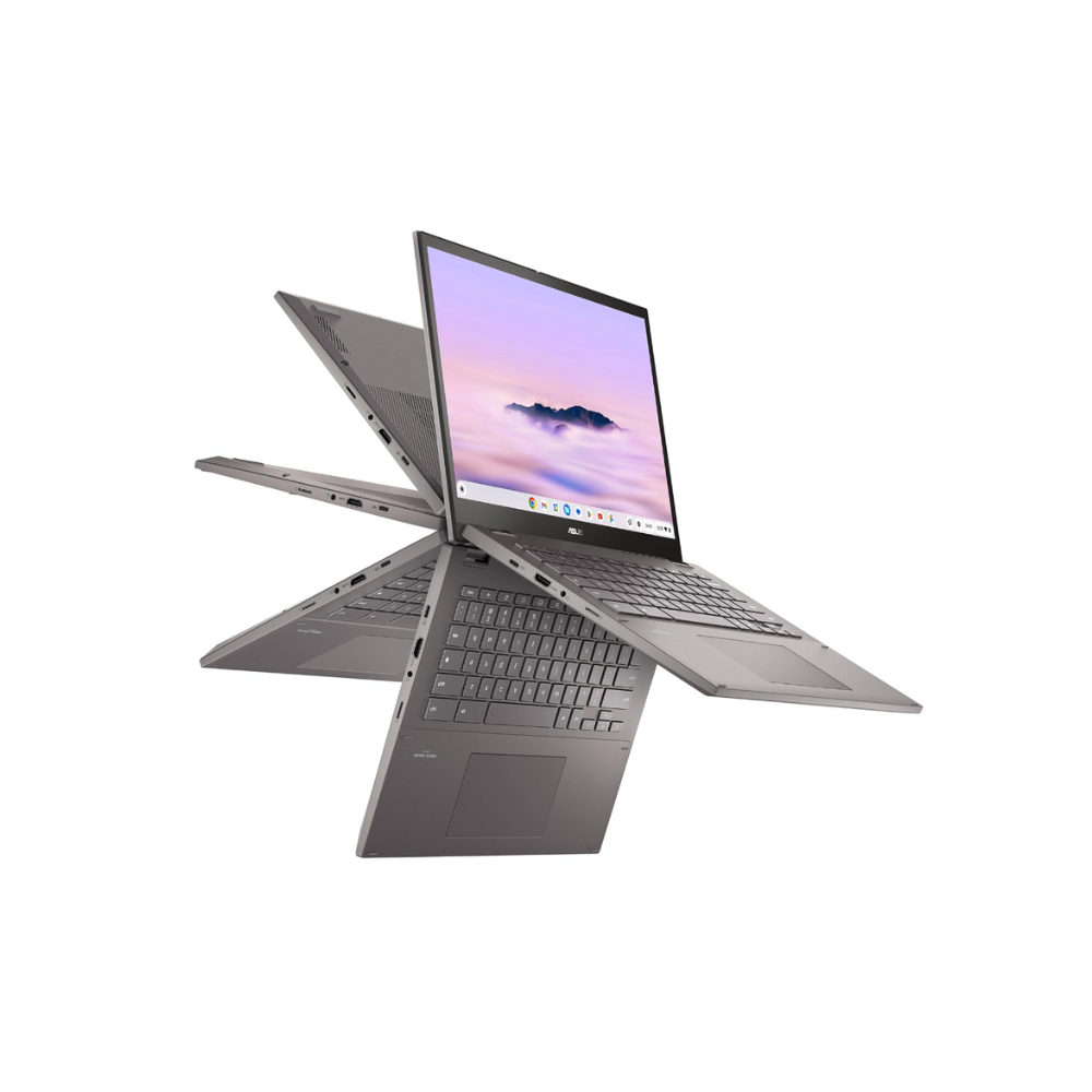 ASUS Chromebook Plus CM34 Flip Laptop, 14" (1920x1200) Touch Display, AMD Ryzen™ 3 7320C Processor, 128GB SSD, 8GB RAM, ChromeOS (CM3401FFA-DS31T-CB)