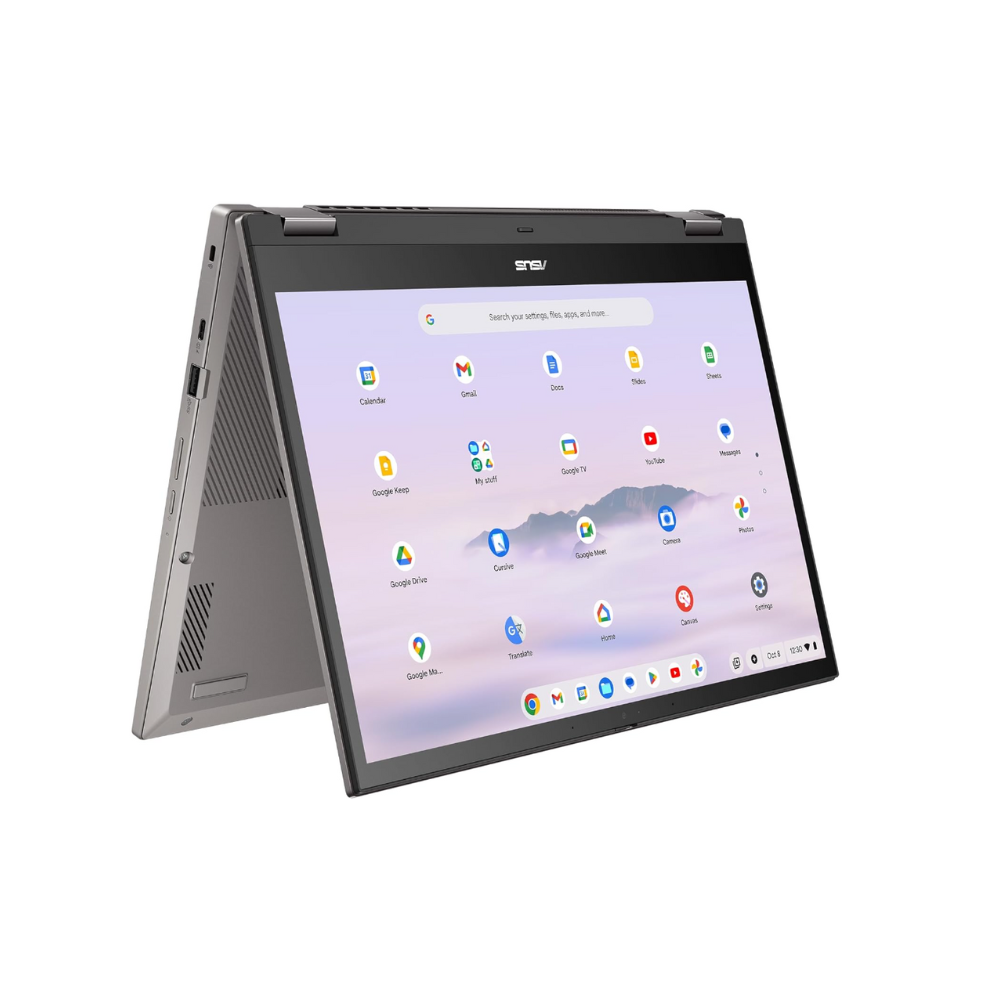 ASUS Chromebook Plus CM34 Flip Laptop, 14" (1920x1200) Touch Display, AMD Ryzen™ 3 7320C Processor, 128GB SSD, 8GB RAM, ChromeOS (CM3401FFA-DS31T-CB)